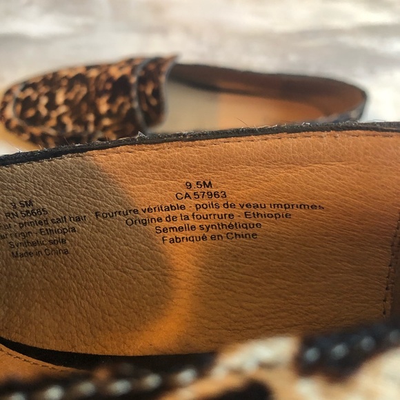 Halogen Lucy animal print calf hair loafer 9.5 - Picture 4 of 7
